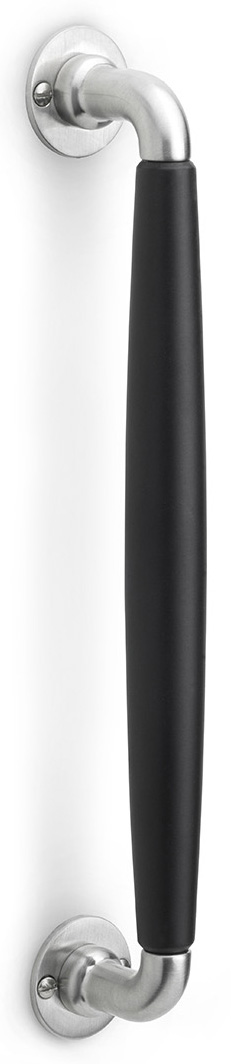 MG1932A - pull handle brass unlacquered/ebony wood