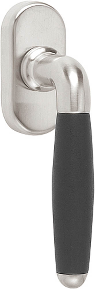 1932-DK-O - R TIMELESS 1932-DK-O non-locking tilt and turn window handle bright nickel/ebony wood right-turning