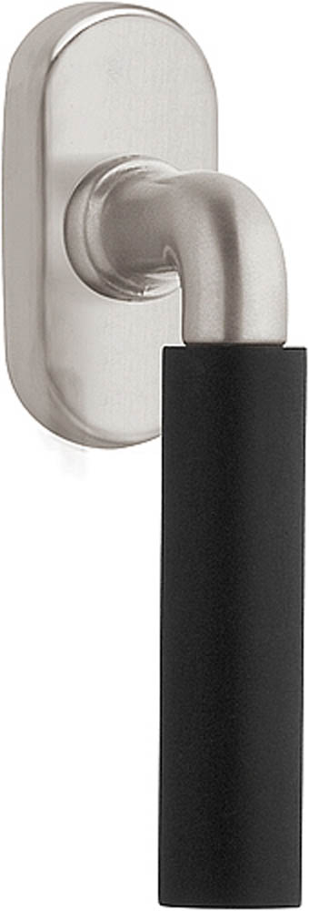 1923-DK-O - R TIMELESS 1923-DK-O non-locking tilt and turn window handle brass unlacquered/ebony wood right-turning