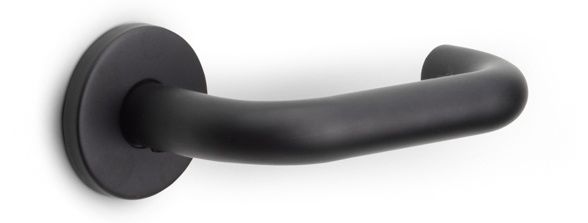 LB1-19 - EN1906 BASICS LB1-19 sprung lever handle on rose EN1906 class 3 satin black