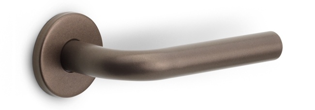 LB3-19 - sprung lever handle on rose EN1906 class 3 bronze