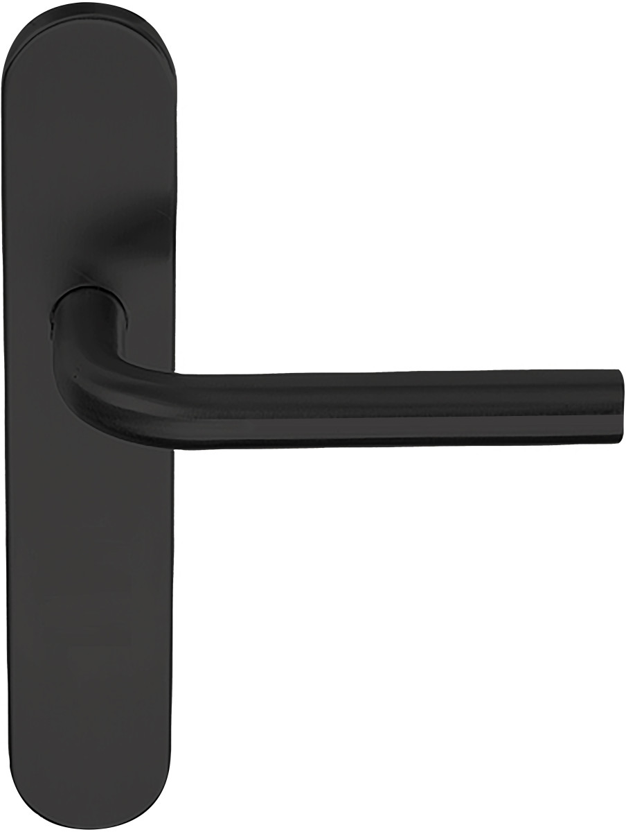 LB3-19P13SFC - sprung lever handle on blank plate PVD gunmetal