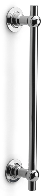 FV360 - IP FERROVIA FV360 NP+PS pull handle 300mm c.t.c. with concealed and bolt-through fixing polished stainless steel