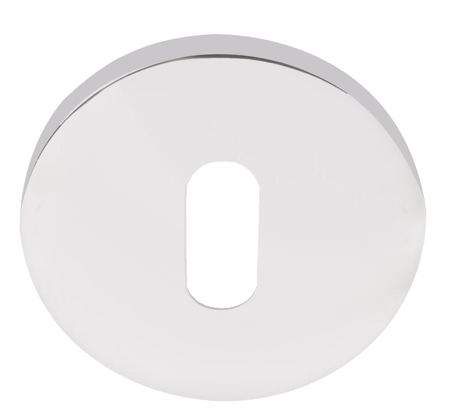 LBN50 - key escutcheon 6mm polished stainless steel