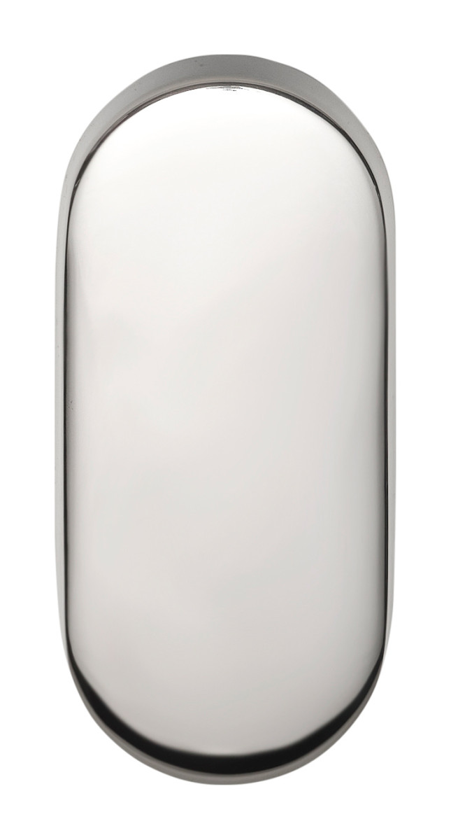 LBB32 - blank escutcheon polished stainless steel