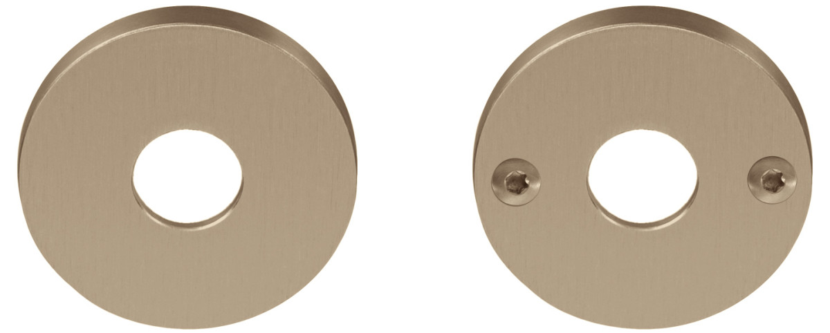 LBR50EN - sprung rose EN1906 class 4 for lever handles PVD light bronze*