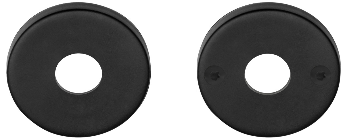 LBR50EN - sprung rose EN1906 class 4 for lever handle satin black*