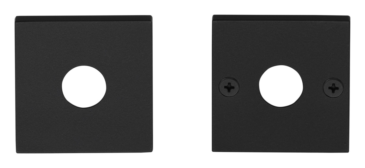 LSQR50EN - sprung rose EN1906 class 4 for lever handles satin black*