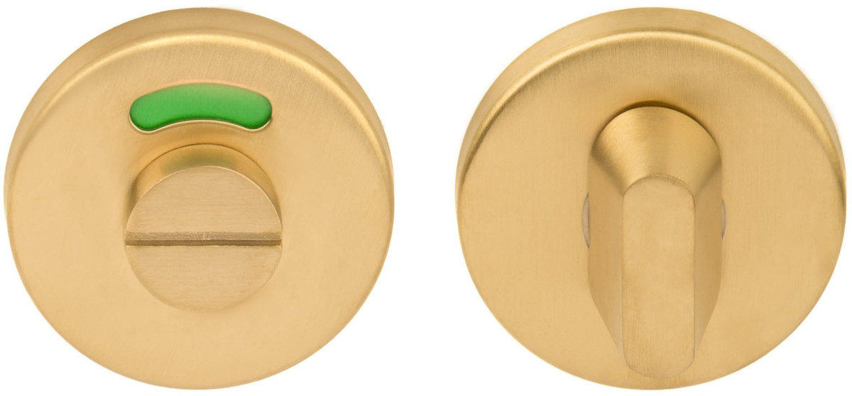 LBWC50 - privacy set 6mm incl. 5/6/7/8mm pin PVD satin gold