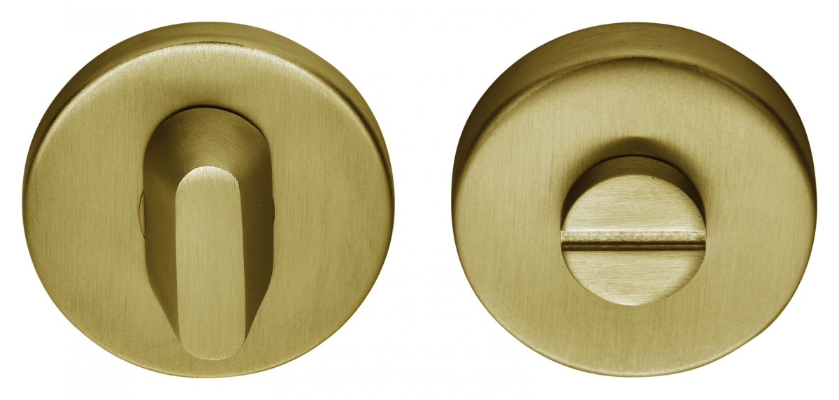 LBWC50D-ZI - LBWC50-ZI privacy set 10mm incl. 5/6/7/8 mm pin PVD satin gold