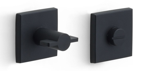 EGWCQ50 - turn and release set on square rose including Q5/7/8 spindle satin black