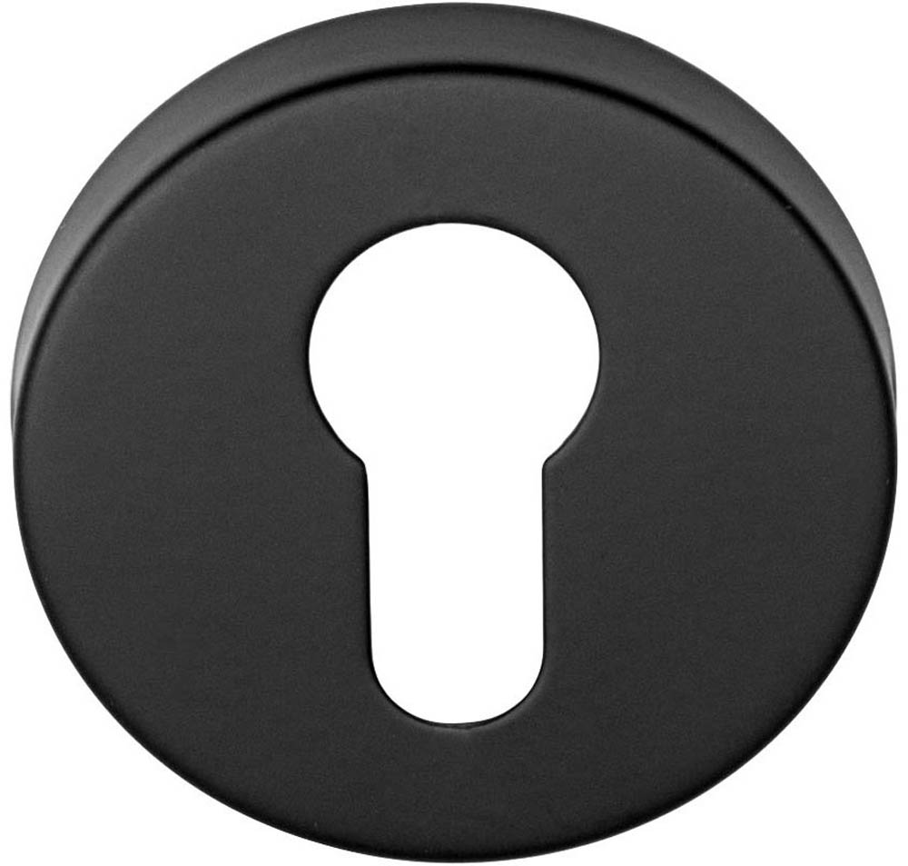 LBY50D - profile cylinder escutcheon 10mm satin black