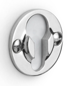 FVBY40 - profile cylinder escutcheon polished stainless steel