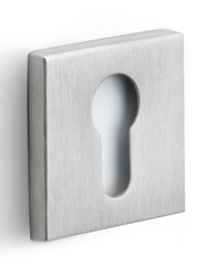 LSQBY50 - profile cylinder escutcheon satin stainless steel