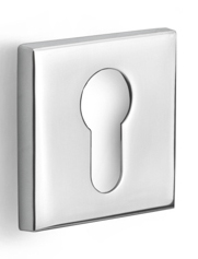 LSQBY50 - profile cylinder escutcheon polished stainless steel