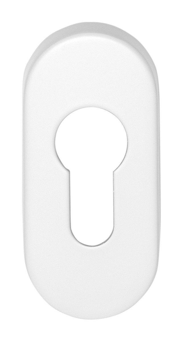 LBY32 - profile cylinder escutcheon white