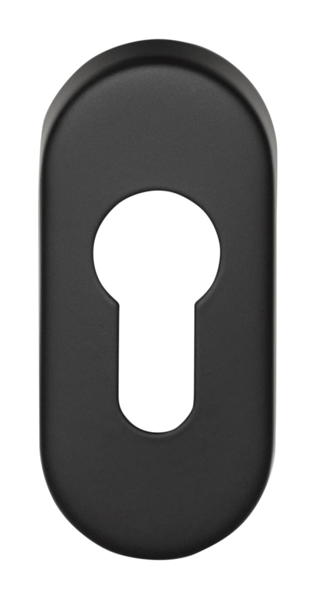 LBY32 - profile cylinder escutcheon satin black
