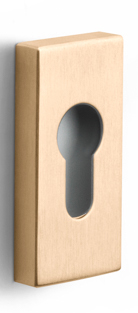 LSQBY32 - profile cylinder escutcheon PVD light bronze