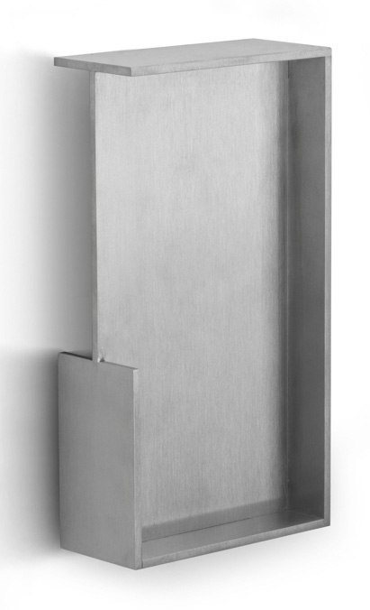 LSQ160/43 - flush pull for door thickness 43mm satin stainless steel