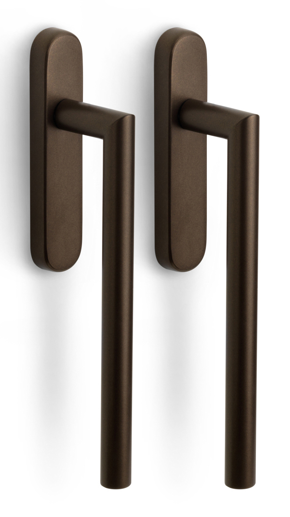 LB230 - lift-up sliding door handle blank PVD light bronze