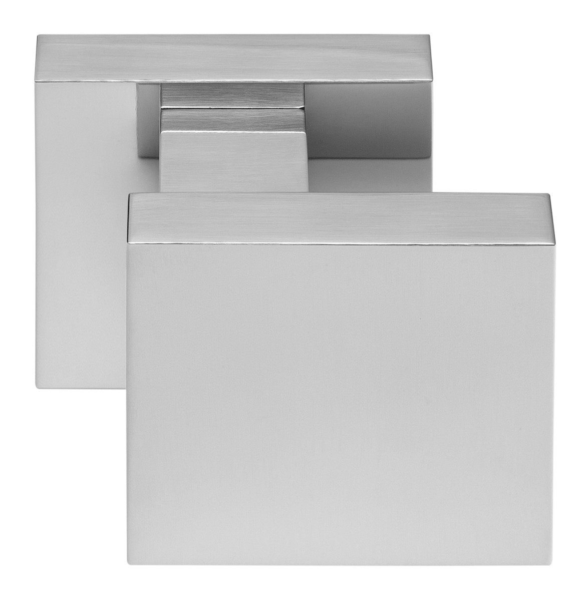 LSQ60V - fixed front door knob polished stainless steel