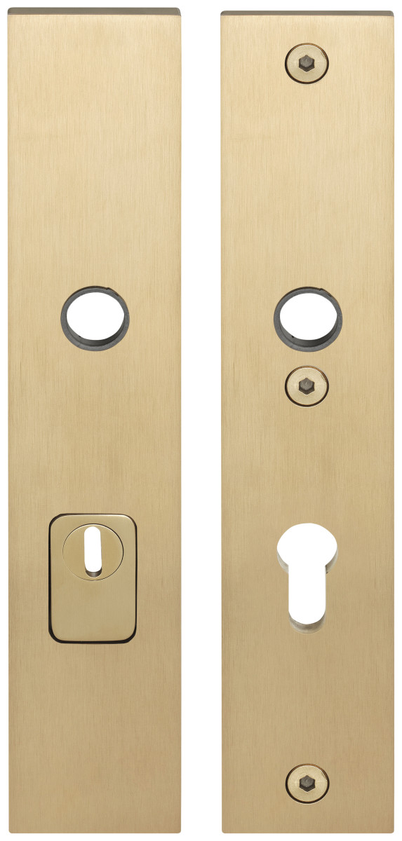 LSQSM-50KT - IM SQUARE LSQSM-50KT security plates with cylinder protection cover handle/handle* SKG*** Y72 PVD satin gold