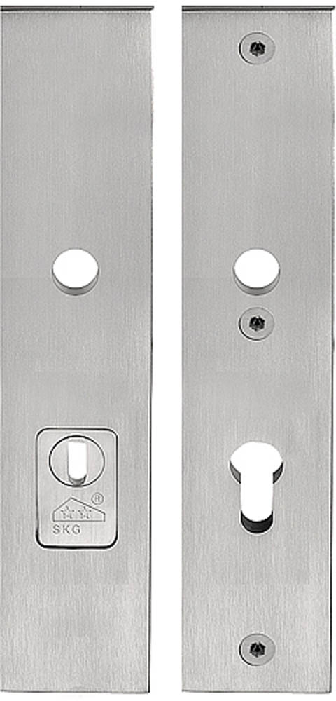 LSQSM-50KT - IN SQUARE LSQSM-50KT security plates with cylinder protection cover handle/handle* SKG*** Y92 satin stainless steel