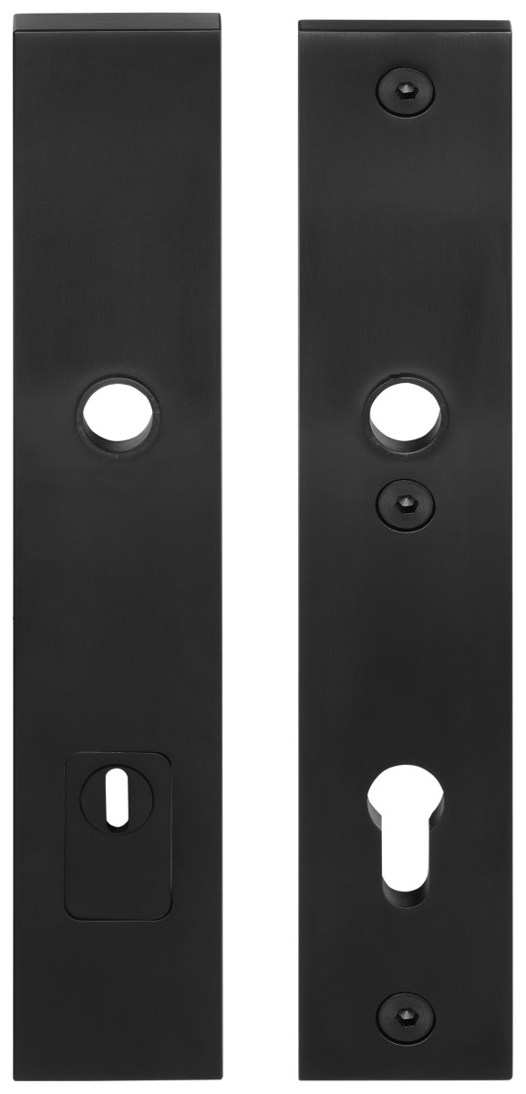 LSQSM-50KT - IZ SQUARE LSQSM-50KT security plates with cylinder protection cover handle/handle* SKG*** Y92 PVD satin black