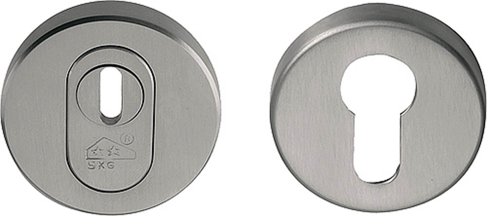LBVEIL-KT - security escutcheons with cylinder protection cover SKG*** PVD satin nickel/satin nickel