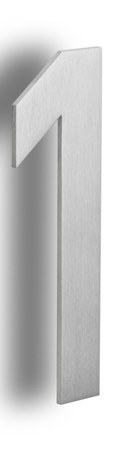 LSQHN150-1 - numeral satin stainless steel