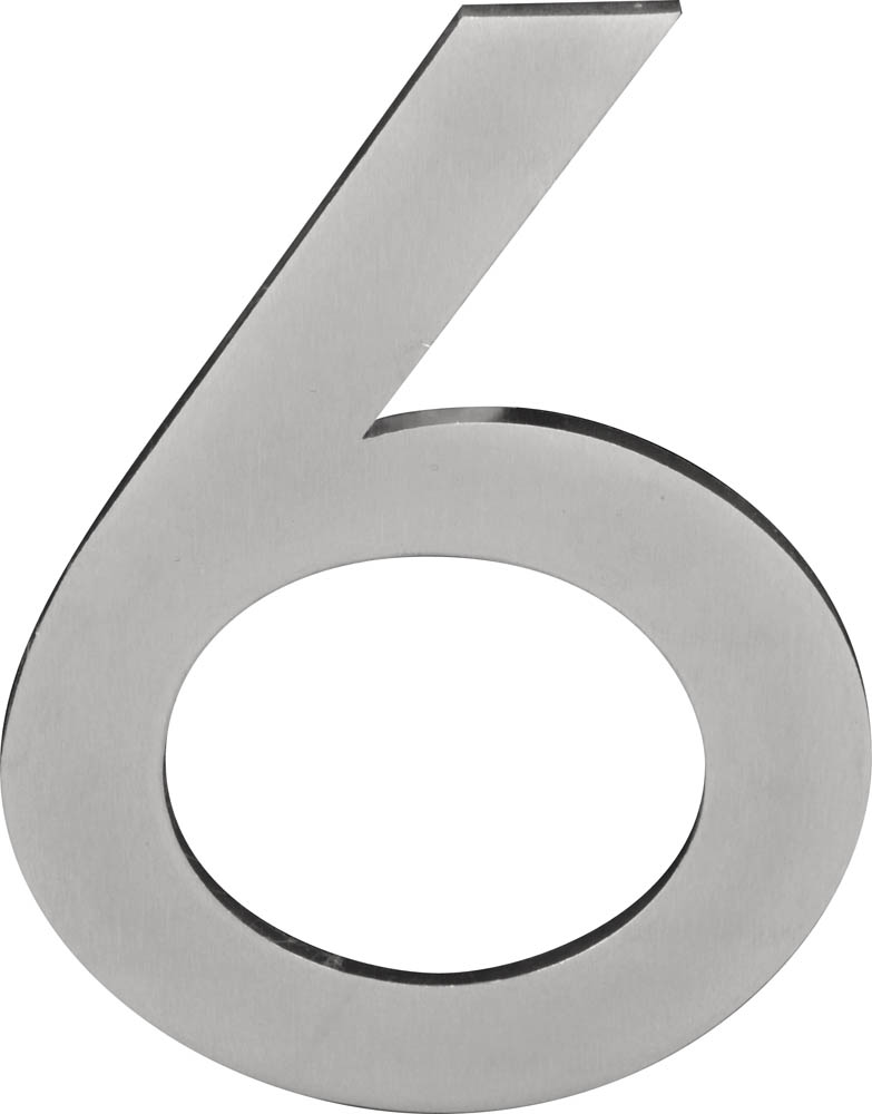 LSQHN150-6/9 - LSQHN150-9 numeral satin stainless steel