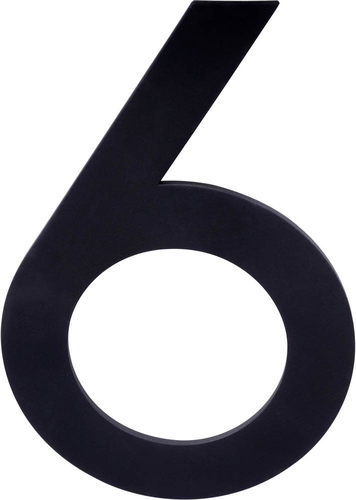 LSQHN150-6/9 - LSQHN150-9 numeral satin black