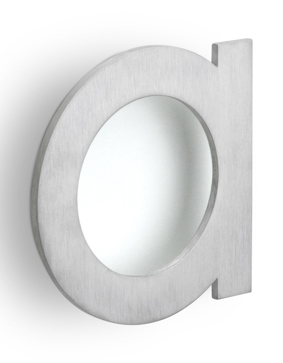 LSQHN250-a - letter satin stainless steel