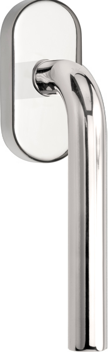 LB3-DK-O - non-locking tilt and turn window handle polished stainless steel