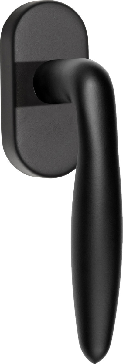 LB18H-DK-O - non-locking tilt and turn window handle satin black