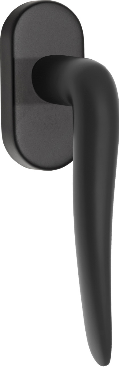 LB20-DK-O - L BASICS LB20-DK-O non-locking tilt and turn window handle satin black left-turning