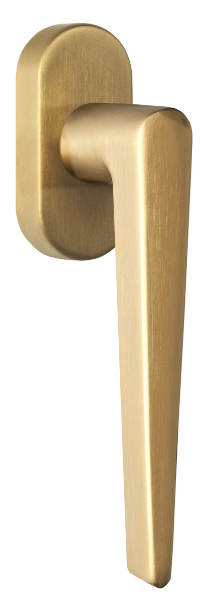 LB21H-DK-O - non-locking tilt and turn window handle PVD satin gold