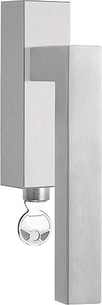 LSQ1-DKLOCK - R SQUARE LSQ1-DKLOCK locking tilt and turn window handle satin stainless steel right-turning