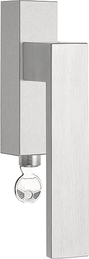 LSQ4-DKLOCK - L SQUARE LSQ4-DKLOCK locking tilt and turn window handle satin stainless steel left-turning