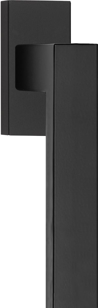 LSQ4-DK - L SQUARE LSQ4-DK non-locking tilt and turn window handle PVD satin black left-turning
