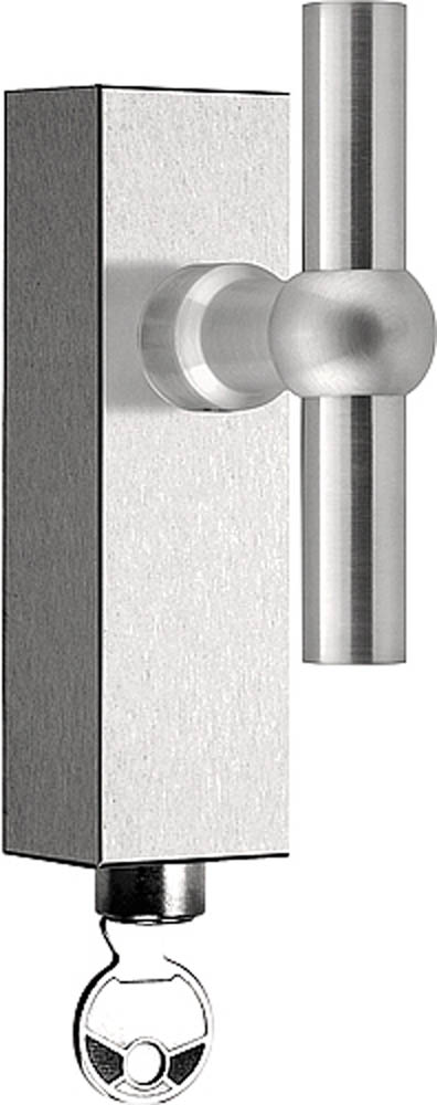 FVT85-DKLOCK - locking tilt and turn window handle polished stainless steel