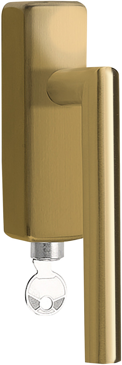 LB2-DKLOCK-O - locking tilt and turn window handle PVD satin gold