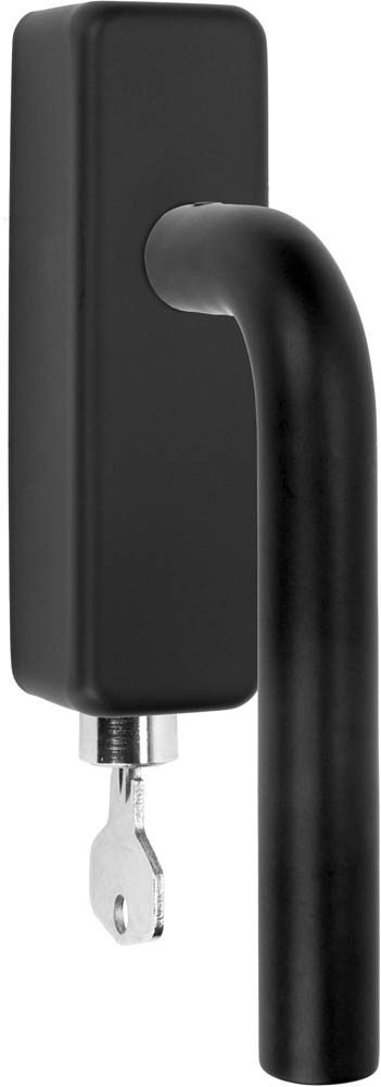 LB3-DKLOCK-O - locking tilt and turn window handle satin black