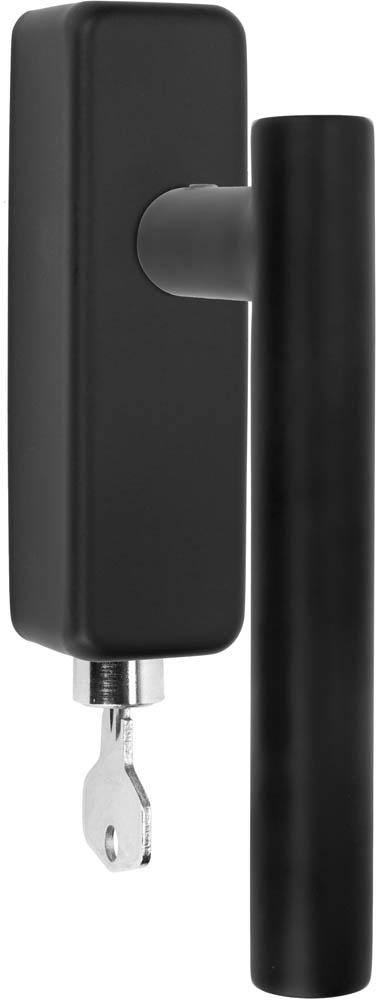 LB7-DKLOCK-O - locking tilt and turn window handle satin black