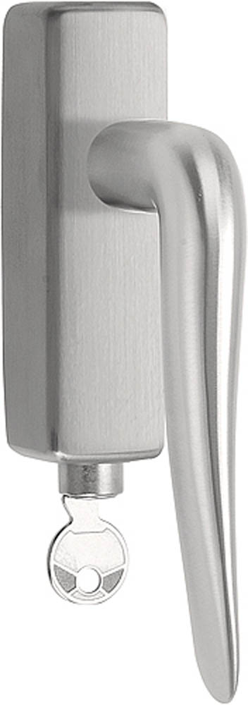 LB20-DKLOCK-O - R BASICS LB20-DKLOCK-O locking tilt and turn window handle satin stainless steel right-turning