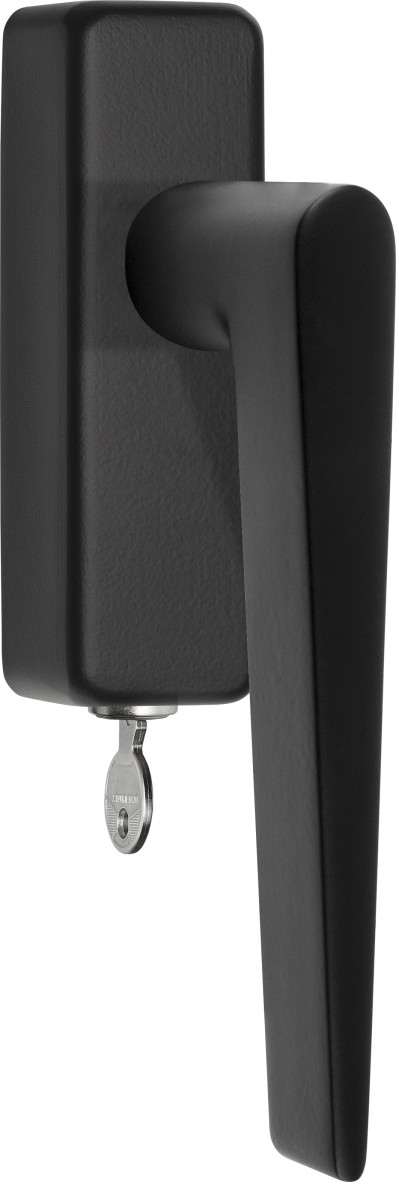 LB21H-DKLOCK-O - locking tilt and turn window handle satin black