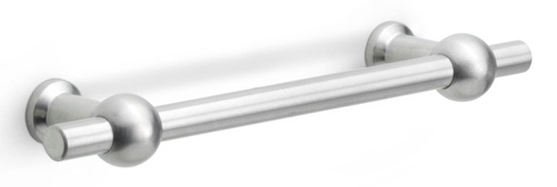 FV195/128 - solid cabinet handle  satin stainless steel