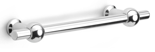 FV195/128 - solid cabinet handle  satin stainless steel