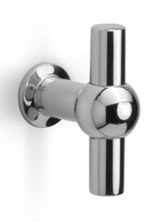 FV190 - solid cabinet knob  satin stainless steel