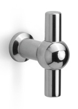 FV195 - solid cabinet knob  satin stainless steel